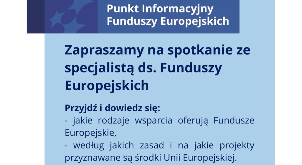 Mobilny Punkt Informacyjny Funduszy Europejskich - EasyBlog - ITurek.net