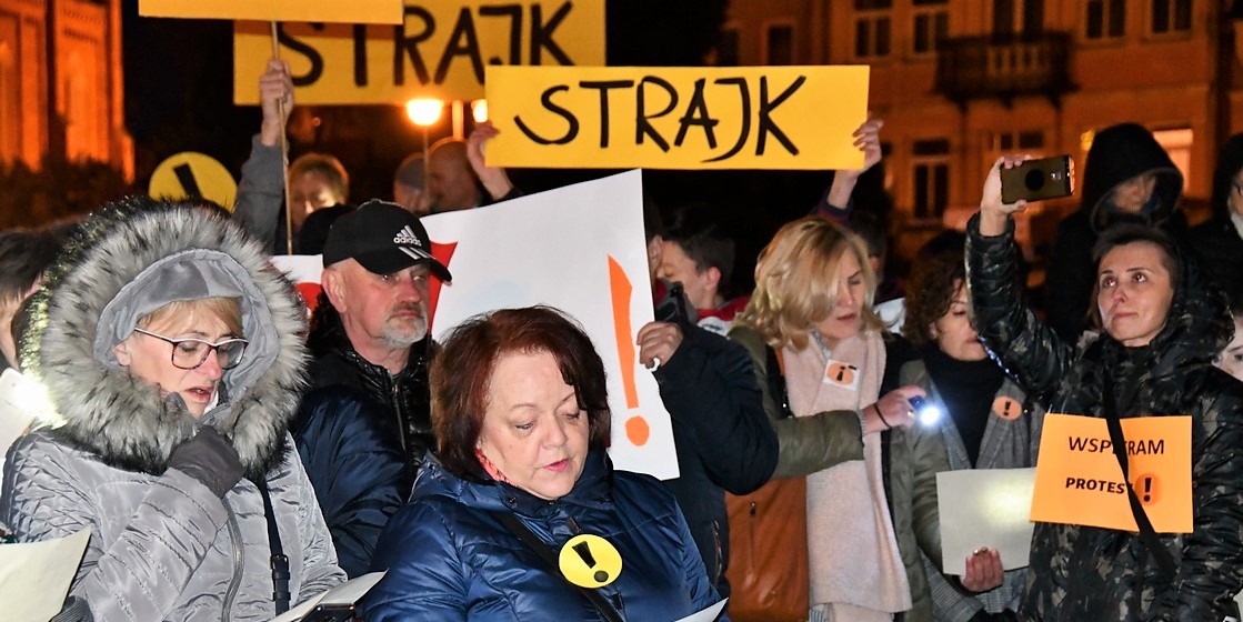 strajk nauczycieli