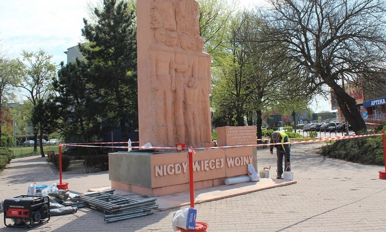 Remont pomnika „Nigdy więcej wojny”
